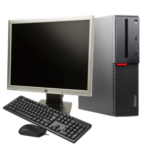 2.El Bilgisayar Lenovo ThinkCentre M900 İ5 6.Nesil 8GB RAM 240GB SSD 19"Monitör