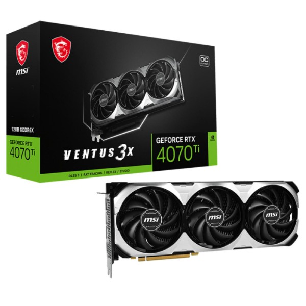 Msı Rtx 4070 Tı Ventus 3X 12G Oc 192 Bit Gddr6x 12 Gb Ekran Kartı